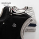 Nubiya boys' vests, children's spring and autumn vests, big children's thin vests, boys' outer wear, college style casual stand-up collar waistcoats