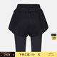 Fiebre de partículas Mania de partículas Leggings de 5 puntos para mujeres estirado Fake Fake Deportes Sports Yoga Fitness Ciclismo Pantalones 12605 102 Dark Black M