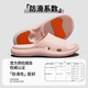 Jieliya elderly anti-slip slippers for women summer indoor home home elderly bathroom bath deodorant household slippers for women pink 37-38 (standard code)