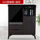 Lomat's new home intelligent voice control solid wood tea bar machine integrated living room water dispenser tea and wine cabinet refrigerator refrigeration and sterilization cabinet sideboard 616 ribbon storage cabinet hot and cold type warm