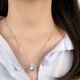 An Xuan'ao White Pearl Pendant 4A Cold Light Princess Extremely Intense Light South Sea White Pearl Inlaid with Diamond Sea Goddess Grade A Diamond Single without Chain 9 Points 5-10mm