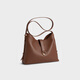 CHARLES&KEITH25夏新品柔软羊皮单肩斜挎子母托特包SL2-40681199 Chocolate巧克力色 M