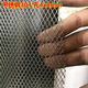 304 stainless steel mesh mesh 304 stainless steel small hole diamond mesh steel wire mesh decorative mesh security anti-theft mesh steel plate galvanized steel plate 8*10 mesh-1.0 thick steel plate 20 cm wide-3 meters long (comes with cable ties and gloves)