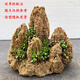 Absorbent stone bonsai water rockery stone strange stone fish tank landscaping home decoration water show stone strange stone small ornaments about 15cm free grass seeds with stones