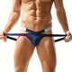 Zi Jiafu Y Men's Briefs Sexy Underwear Thong Nightclub Sexy Boys Underwear Black M