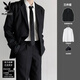 Playboy (PLAYBOY) black two-button DK suit uniform suit college style student style suit spring and autumn single piece suit jacket M Collect and follow for priority delivery
