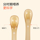 Mdug Silicone Soft cuillon nouveau-né cuillère supplémentaire cuillère en silicone cuillère nouveau-née bébé alimentation alimentaire supplémentaire cuillère à tête douce cuillère [cuillère à tête en silicone Super-née Silicone Silicone] [NOUVELLE-NÉ + ALIMENTATION SUPPLÉMENTAIRE] Ensemble en deux pièces + boîte de rangement en boîte