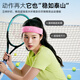 Mdikawe Sportstirnband Männer und Frauen schweißabsorbierende Stirnband Anti-Perspirant-Gürtel Running Sweat Guide Basketball Schweißsicheres Stirnband Single Schwarz