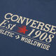 Converse 2025 Herbst-Jungen-Kleidung komfortable atmungsaktive Sportarten und lässige Kurzarm T-Shirt MCH687-Ufl One Size L. L.