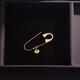 Delaney pregnant woman pin snake baby shock-fixing clothing brooch design high-end simple anti-exposure buckle neck decoration blessing pin