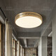 
Heart mirror full copper outdoor ceiling light villa door light Chinese balcony entrance hall aisle anti-mosquito entry door light X3891-300/square