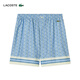 Lacoste francés cocodrilo lacoste cocodrilo ropa para hombres 25 shorts de estampado geométrico cómodos moda gh9928 gil/azul impresión geométrica s 3