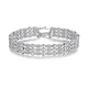 Zhou Dajin CHOW TAI KINGpt950 genuine platinum bracelet, funky bracelet, fashionable and versatile, Valentine's Day gift for girlfriend, funky bracelet