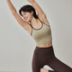 Gigt Jiji Sports Bra Comfortable Shockproof Pilates Training Wear Running Yoga Vest Khaki M