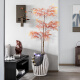 Sala de estar moderna que fluye agua y adornos de riqueza decoraciones de la fuente de la oficina gabinete de televisión piso de agua circulante bonsai 9928a altura de bonsai de agua 49 cm
