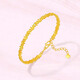 Saturday Fortune Crushed Ice Galaxy Gold Bracelet Women's Bracelet Birthday Gift Price A1016136 Approximately 8.29g