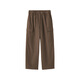 MUJI Men's Washed Cotton Lightweight Overalls Men's Long Pants Casual Pants Men's Fall 25 AE109A5A Brown S (165/72A)