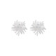 S925 Silver Needle Dandelion Fireworks Earrings for Women High-end and Unique New Earrings Niche Design Light Luxury Earrings S925 Silver Needle Dandelion Fireworks Earrings