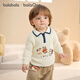 Bala balaOne children's sweater boys and girls 2025 winter sweater baby baby sweater 208425103201