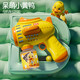 Fully automatic electric bubble blowing machine gun water children Gatlin handheld toys boys and girls wedding birthday gifts Windmill bubble machine-yellow