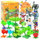 Plant vs. Zombie Toys Full Gift Box Children's Set Boys Eject Doll Figure Model 2 686-117 Backpack Bags 4 Packs Randomly Send a Box