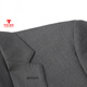 Playboy high-end wool suit suit for men's wedding banquet dad's business formal wear men's new suit dress jacket gray 7013 (single slit) L 175/92A