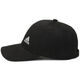 MICHAEL JORDAN-NIKE hats for men and women, spring and summer pure cotton baseball caps, casual hard-top peaked caps, fashionable and versatile, sun protection and fishing, Nike pure cotton letter hook black, Nike adjustable (55-60cm)