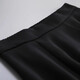 Jiangong black skirt suit skirt professional simple women's high waist slim drape commuting mid-length a-line skirt large hem skirt black suit skirt M (suitable for 90-100 Jin Jin equals 0.5 kg)