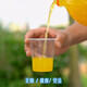 Disposable cup thickened plastic cup outdoor camping portable transparent cup aviation cup high temperature resistant tea drink cup thickened 100 pieces (total 2 packs)