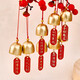 Alloy Blessing Wind Pendant Door Opening Reminder Bell Hanging Ornament Chinese Door Decoration Blessing Small Wind Chime Hanging Bell Hanging Ornament Wind Chime Hanging Ornament - Alloy Style - Good Luck - 1