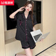 
Hengyuanxiang Korean version ins high-end ice silk pajamas for women in summer cool shorts shorts with high appearance simple student home clothes YFY-9901 [Cool ice silk] M [Suggested 80-100 Jin [Jin equals 0.5 kg]]
