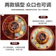 Cui Laoye red copper hot pot, copper pot, old Beijing pure copper hot pot, old-fashioned charcoal shabu-shabu mandarin duck pot, warm earth carbon special pot, extra thick mandarin duck pot (for use by less than 8 people) 34cm