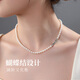 Dara pearl necklace for women, nearly round freshwater pearl clavicle chain, gift for wife, mother, elders, birthday, festival and Chinese Valentine's Day gift
