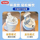 膳魔师（THERMOS）可爱幽灵保温杯高颜值学生不锈钢便携新款双饮咖啡男女吸管水杯子 BXAB13794幽灵+配挂绳 316不锈钢
