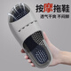 TZLDN Massage Slippers Men's Indoor Home Foot Acupuncture Bathroom Bath Anti-Slip Foot Therapy Household Sandals Men's Four Seasons Gray 42-43 Suitable for 41-42
