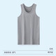 I-shaped breathable summer men's vest base breathable I-shaped vest men's casual gray L (90-105Jin Jin equals 0.5 kg)
