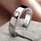 DR platinum PT950 moissanite diamond ring men's ring ring order for wedding female couple rings Valentine's Day birthday gift 10 points PT950 closed (remark the code number)