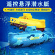 Shantoulin Village Fernbedienungskontrolle Mini -U -Boot Schnelle U -Boot -Schiffs -Kriegsschiff -Modellfischtank kann Unterwasser -Elektro -Kinder -Wasserspielzeug Schwarzes Atom -U -Boot Sechs Kanäle Standard -Entbindung + Schraubendreher eintauchen