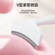 Han Beidou pet hair thinning tool to remove floating hair, curved blade, knot combing and dehairing knife, pearl white, small size (recommended weight: 8 Jin Jin is equal to 0.5 kg or less)