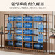 Sizhuge solid wood new Chinese style Bogu rack ornament display cabinet Duobaoge tea set partition tea storage storage shelf simple 80 simple style thickened and reinforced