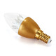 FSL Foshan Lighting LED energy-saving bulb tip bulb E14 small screw mouth 6.5w white light gold 5 pieces