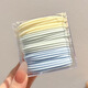 Hesiyu Stripes丨Sea Salt Series Highly Elastic Summer Ball Hair Rope Cute Headband Rubber Band Durable Thickened Rubber Band Sea Salt Series 10 Strips
