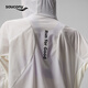 Saucony Sports Windbreaker para mujeres en primavera y verano cómodo y versátil suelto y transpirable protector solar chaqueta tejida de agua avena