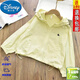 Disney Summer Girls Sun Protection Clothing 2025 New Breathable Sun Shade Anti-UV Children's Day Gift Official Flagship Yellow Summer Sun Protection Style 120