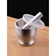 FANCYCHIC thickened double-layer 304 stainless steel garlic pounder jar garlic mortar masher grinder mortar restaurant grade 304 cone shaped deepened version extra large double