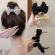 Garenbei Elegant Bow Ball Hair Clip Female Internet Celebrity New Temperament Hair Clip Super Fairy French Spring Hair Clamp Black Bow Hair Clip 1