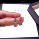 QUAMER 2025 new style of earrings for small ears, trendy light luxury round face earrings 18k rose gold earrings, a pair of rose gold earrings
