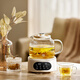JMEY H7 all-glass health pot, smart thermostatic kettle, teapot, kettle, floral teapot, milk regulator, smart health pot H7- 1.2L, all glass