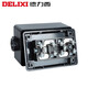 Delixi Electric (DELXI) LA4-2H push button switch two-position two-link self-reset button box start-stop control