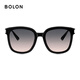 BOLON Tyrannosaurus Glasses Trendy Cool Black Super Sunglasses Versatile Square Frame Sunglasses Men's and Women's Sun Shade Driving Mirrors BL3111 A13-Gray on top, pink on bottom, progressive non-polarized